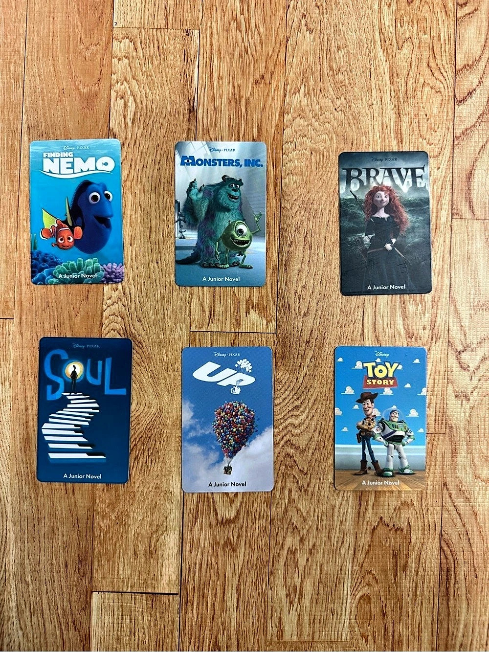 Yoto Disney Pixar story cards 6-Pack Like New